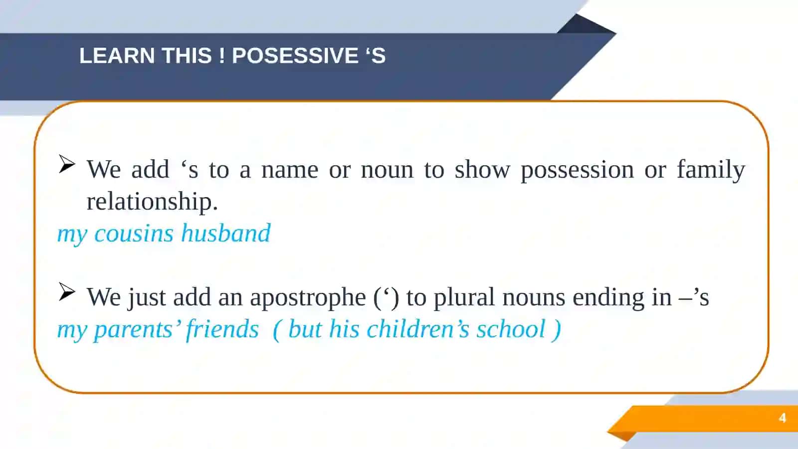 Lesson 1. Present Simple Tense.Familyandfriends 4