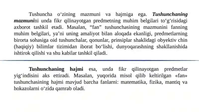 Tafakkur shakllari: tushuncha, hukm va xulosa 4