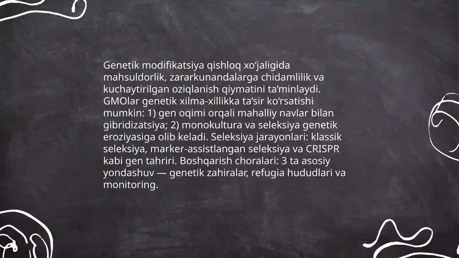 Biotexnologiya yutuqlari va ularning evolyutsion mohiyati 4