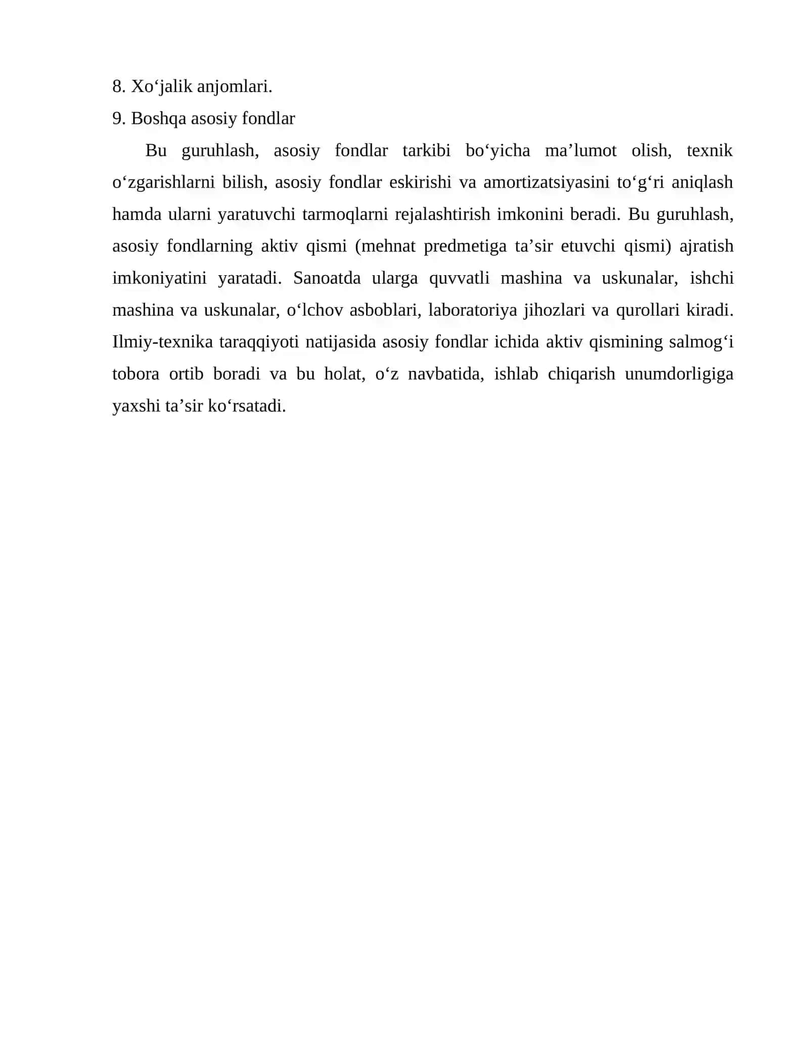 Korxonaning asosiy kapitali statistikasi 4