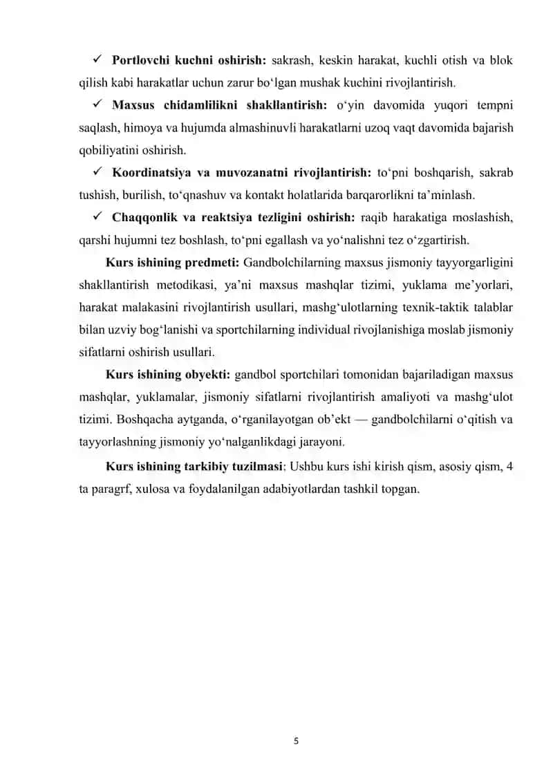 Gandbolchilarning maxsus jismoniy tayyorgarligi 4