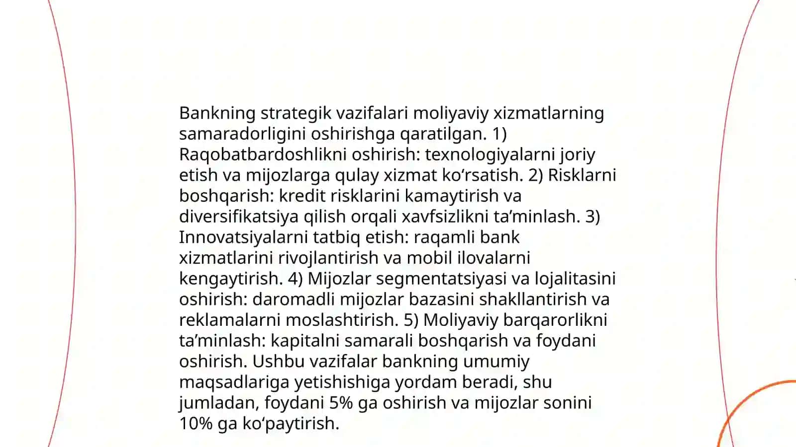 Aloqa Bankning maqsad vazifalar 4