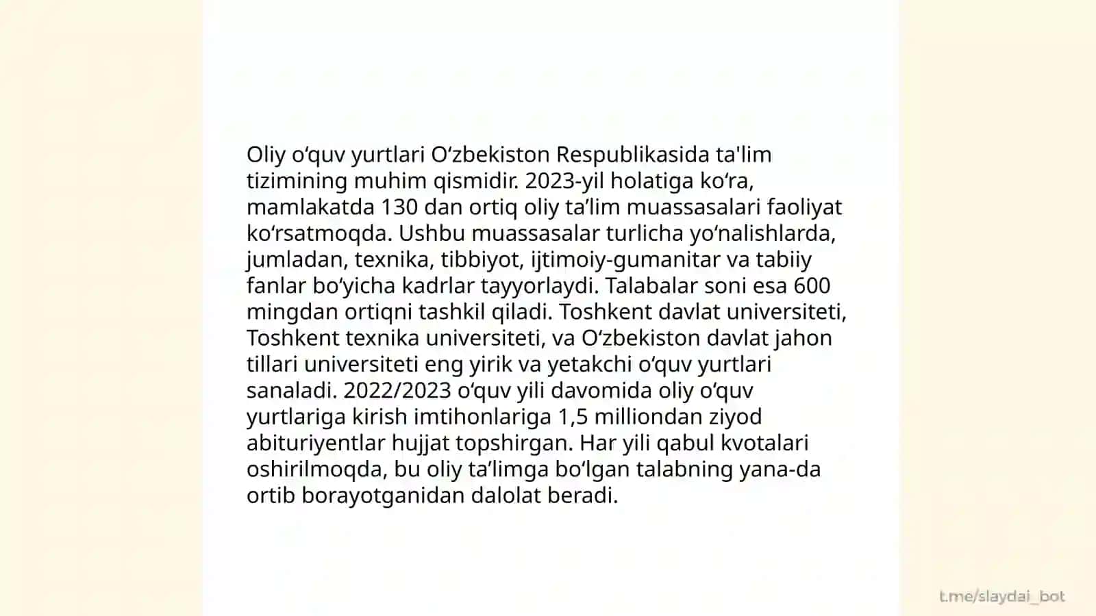 Kasb tanlashning an'anaviy usullari 4