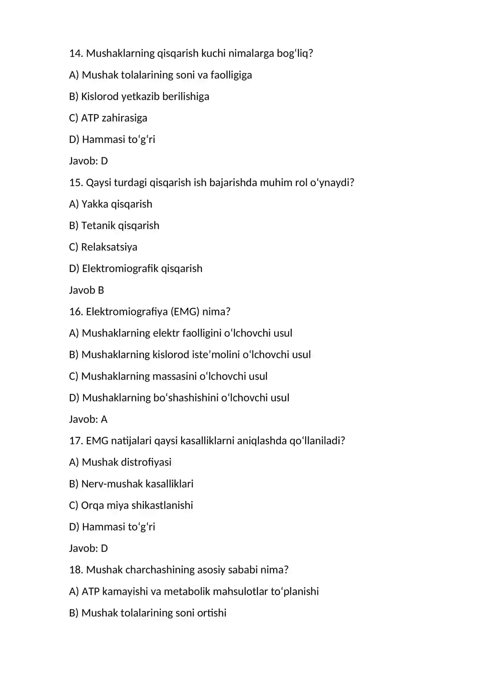 Mushaklar xossalari 4