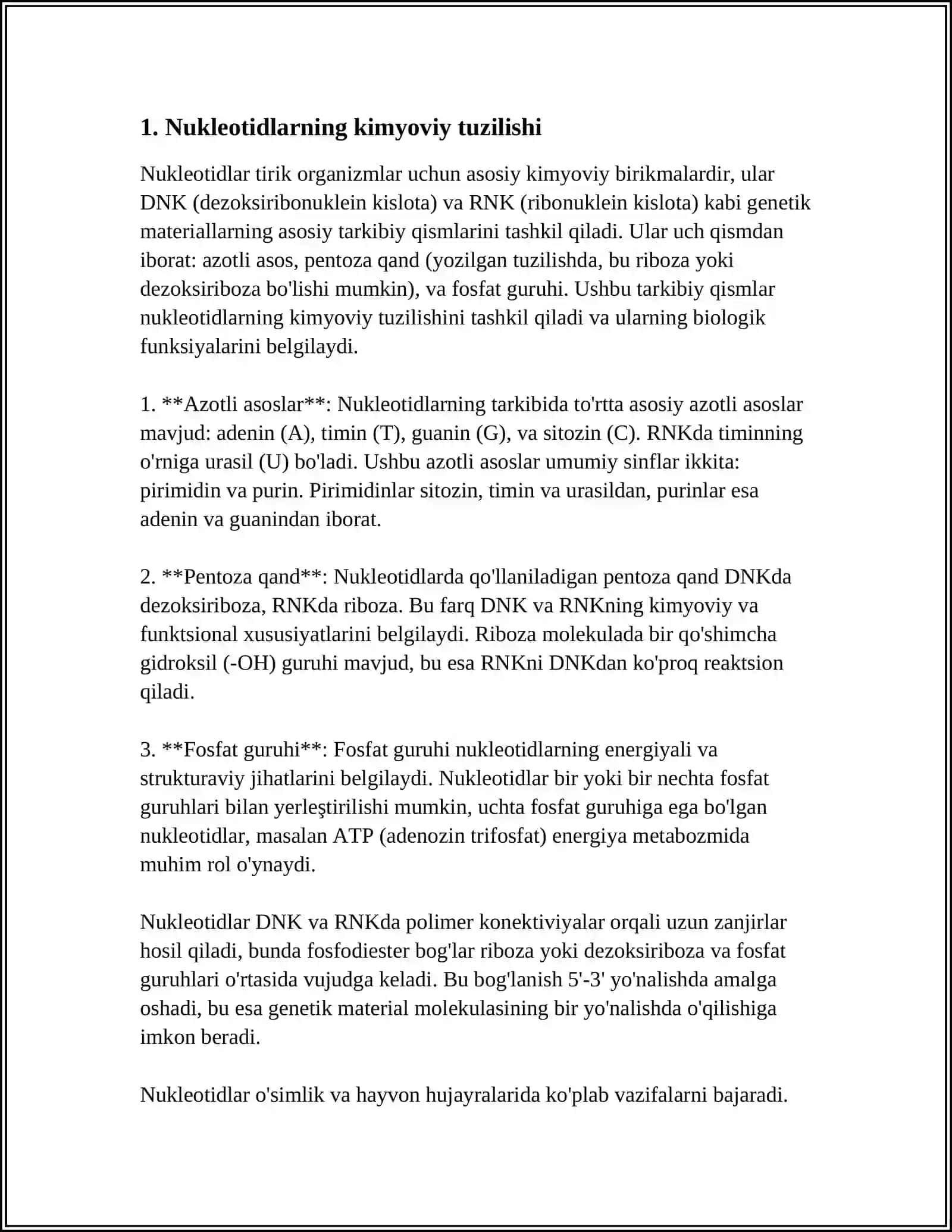 NUKLEOTIDLAR 4