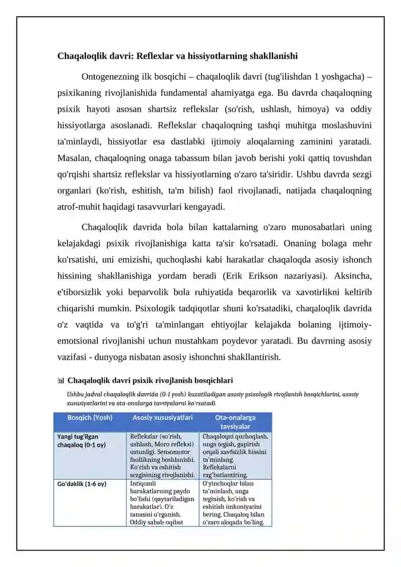 Inson psixikasining ontogenezda rivojlanishi 4