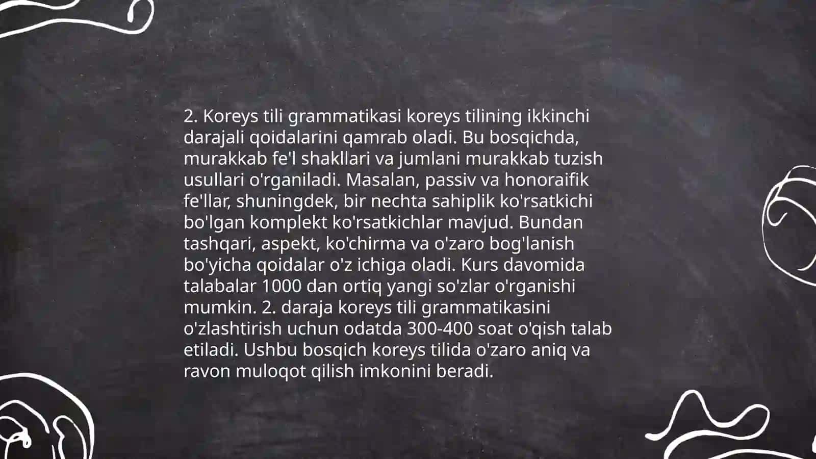 Koreaning talim tarbiyasi 4