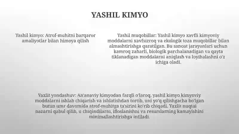 Barqaror texnologiyalar tamoyillari 4