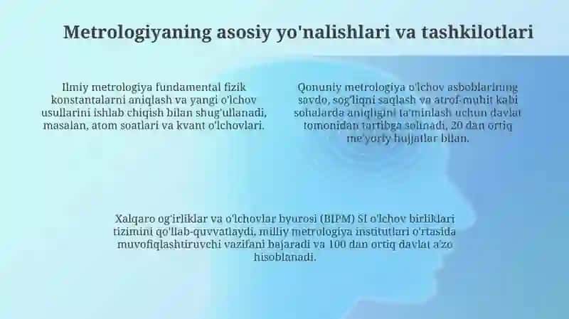 O'lchashlar birligini ta'minlash va etalonlar 4