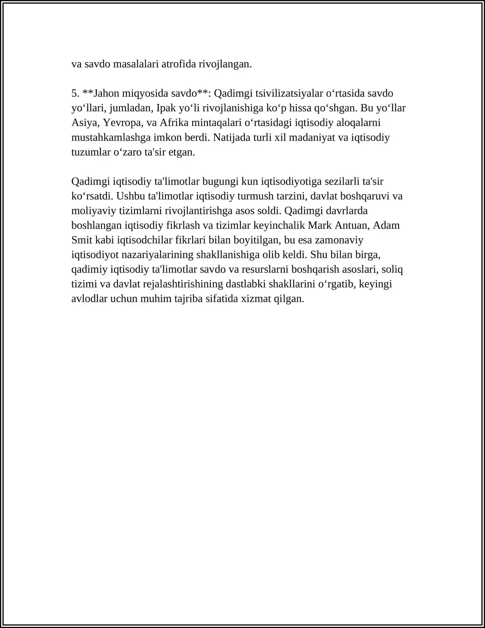 IQTISODIY TA’LIMOTLAR TARIXI 4