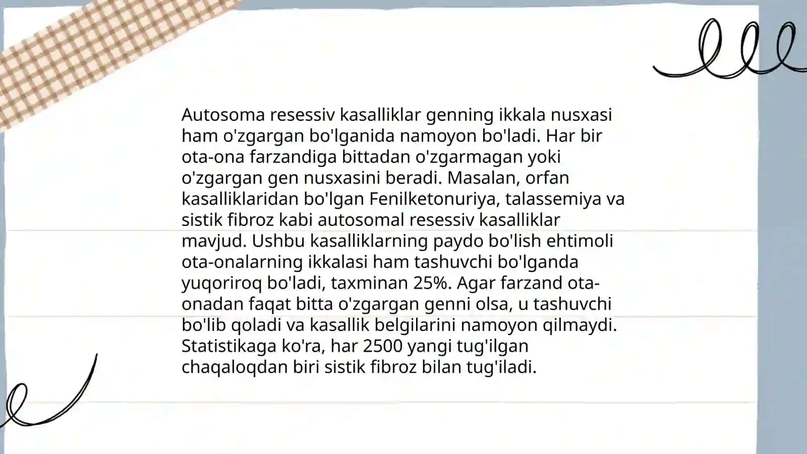 Xromasoma kasalliklari 4