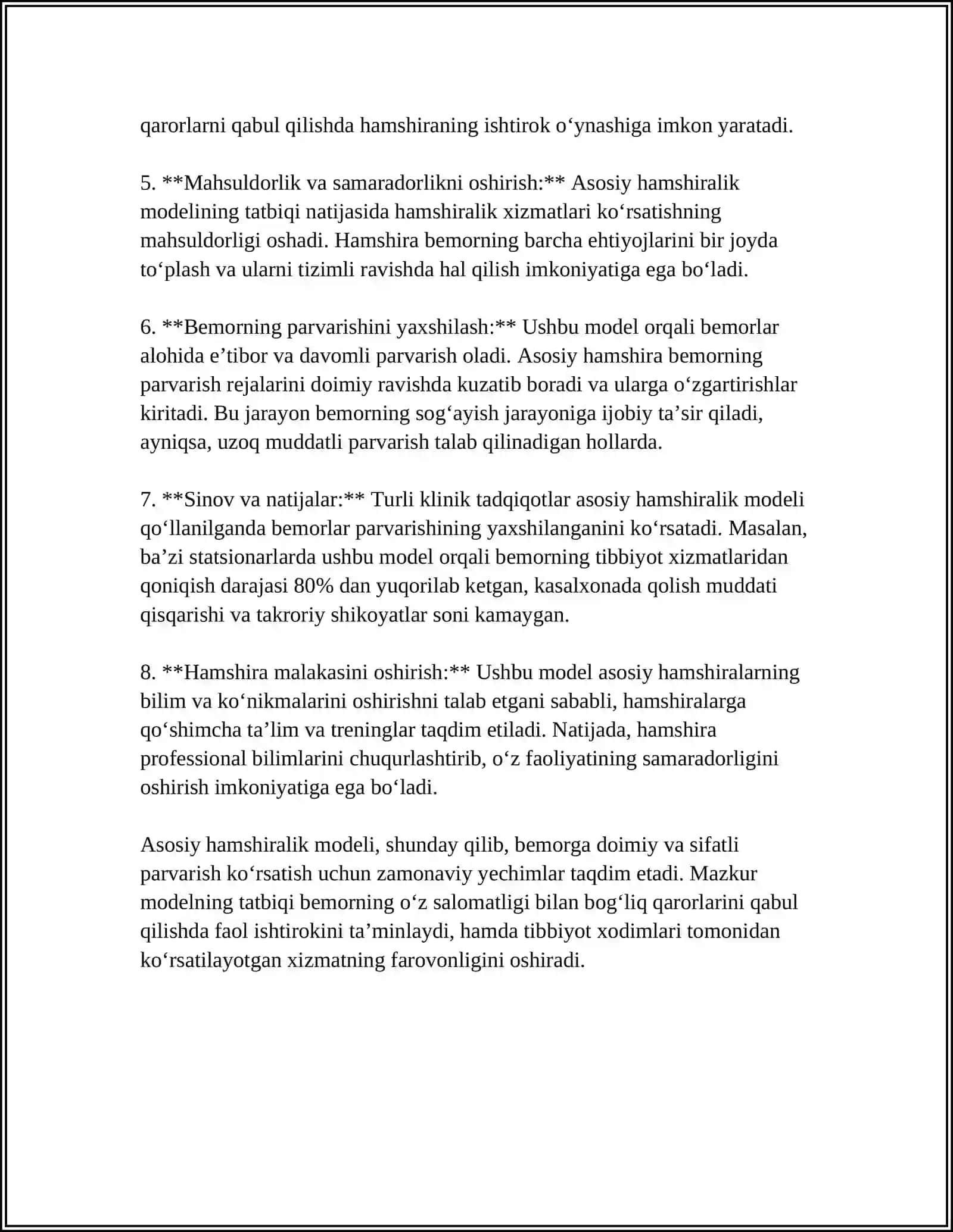 HAMSHIRALIK PARVARISH MODELLARINING XORIJIY USULLARI 4