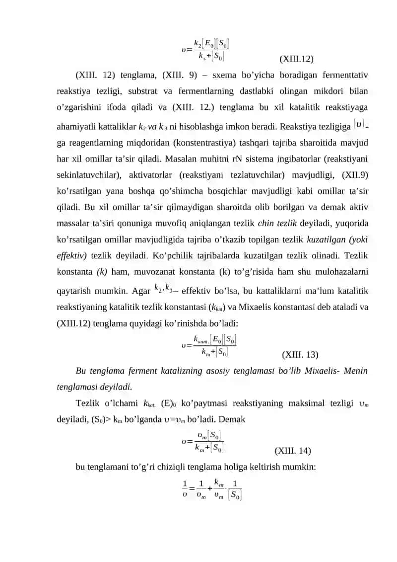 Fermentativ kataliz. Fermentlar 4
