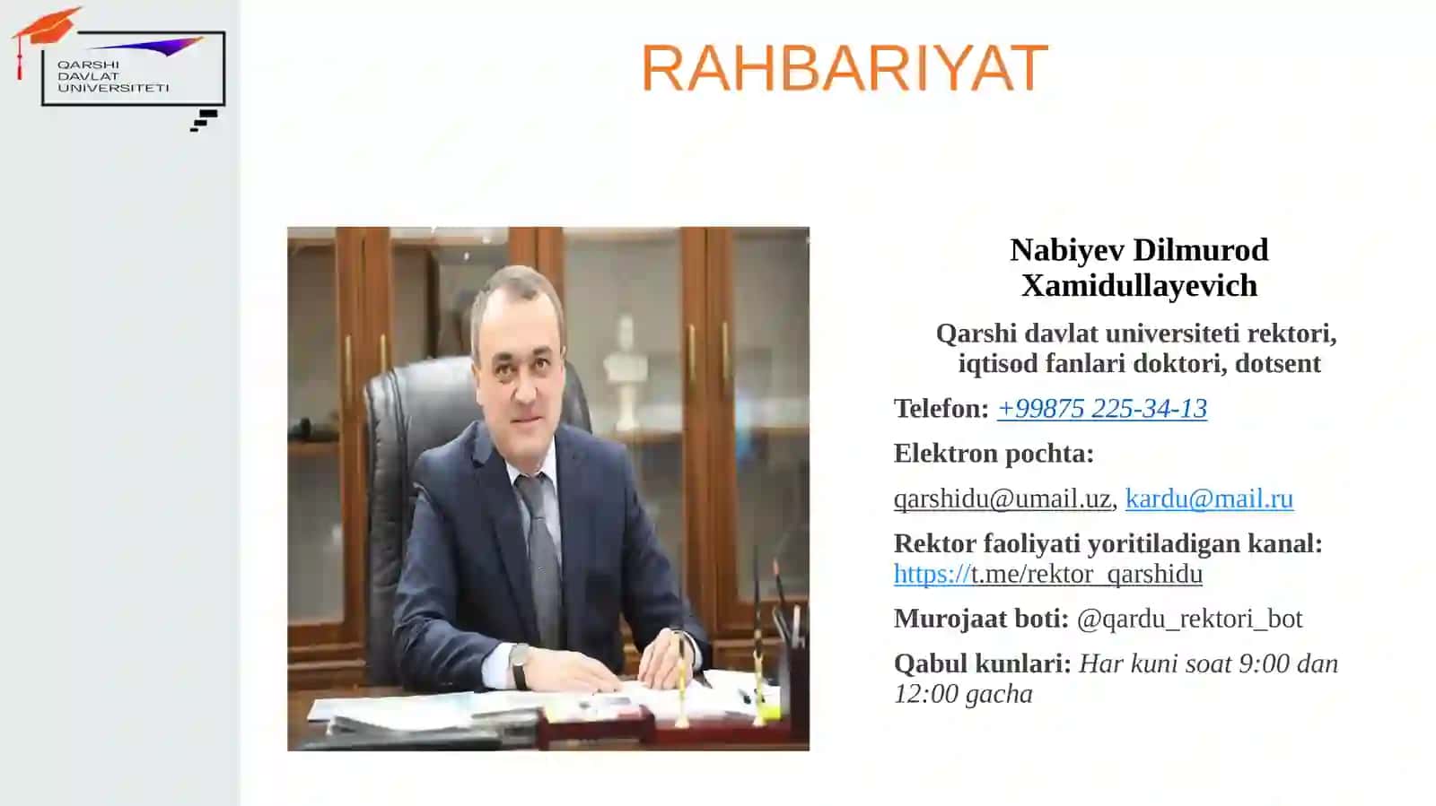 Qarshi davlat universiteti haqida 4