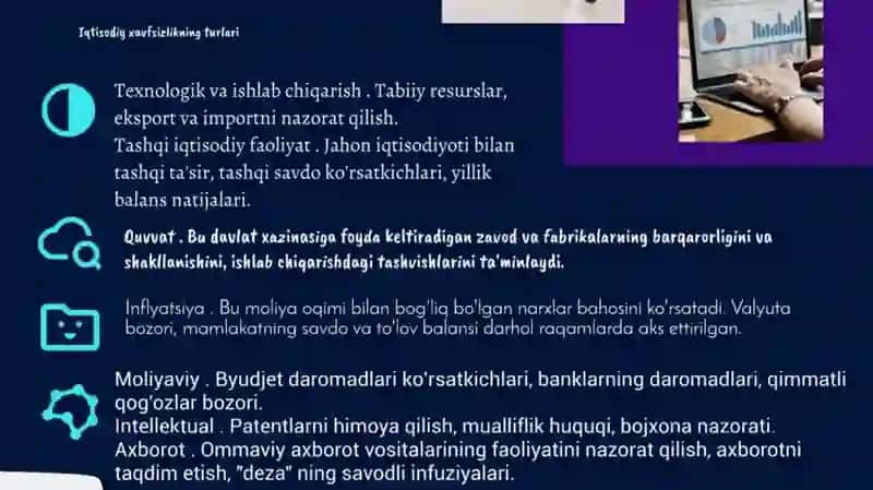 Iqtisodiy xavfsizlik indikatorlari 4