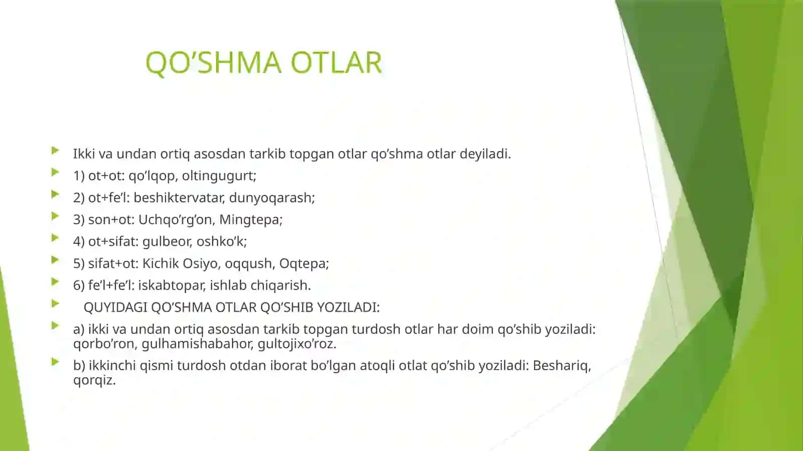 OTLARNING TUZILISHIGA KO’RA TURLARI 4