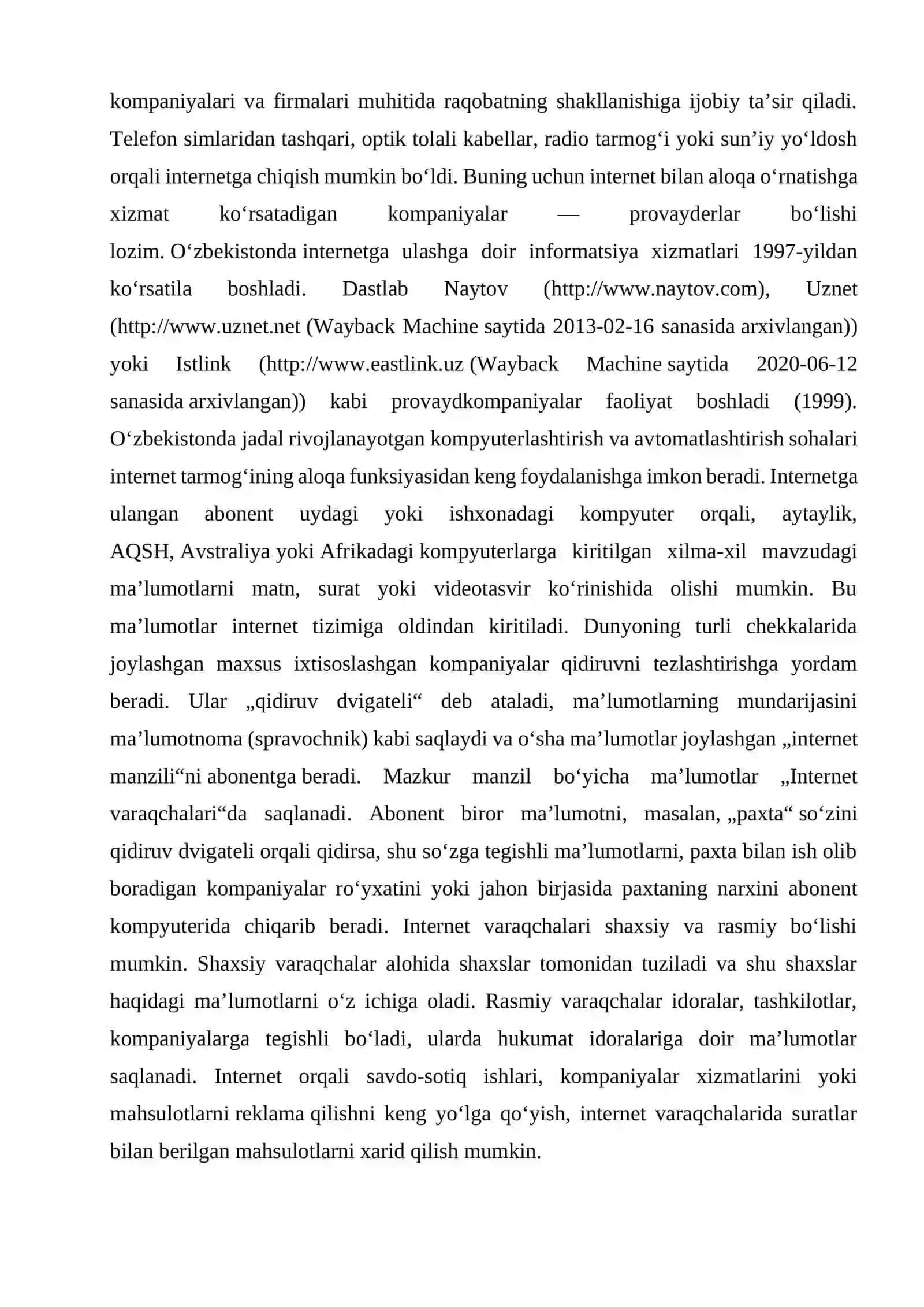 Internet protokoli 4