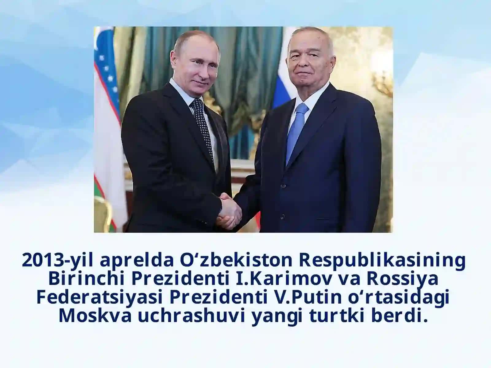 O‘zbekiston–Rossiya munosabatlari 4