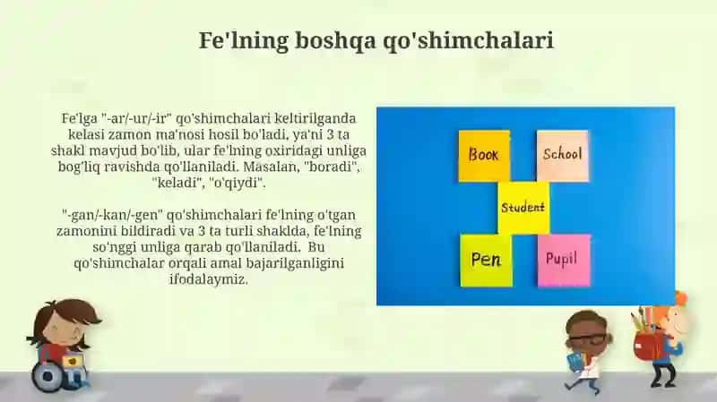Fe'l yasovchi qoʻshimchalar 4