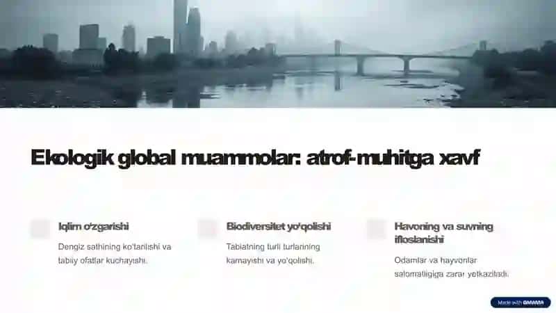 Iqtisodiy global muammolar 4