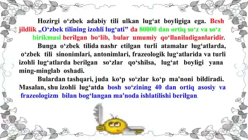 Lugat ustida ishlash metodikasi 4