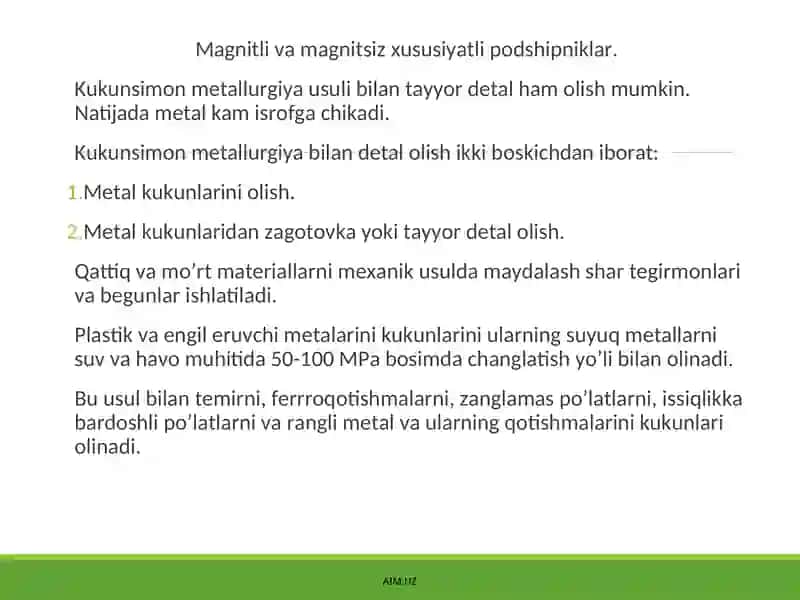 Kukun mеtаllurgiyasi 4