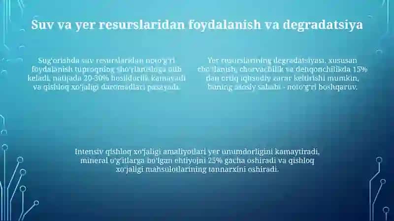 Tabiiy Geografiya va Iqtisodiyot 4