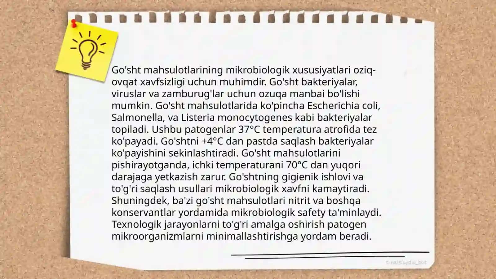 Go‘sht mahsulotlari mikrоbiologiyasi 4