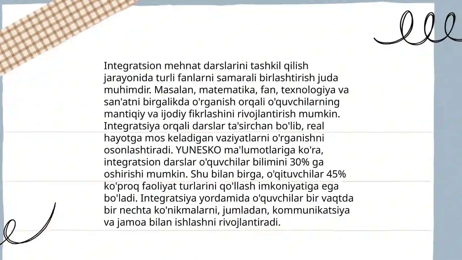 Mehnat darslarini tashkil qilish shakllari 4