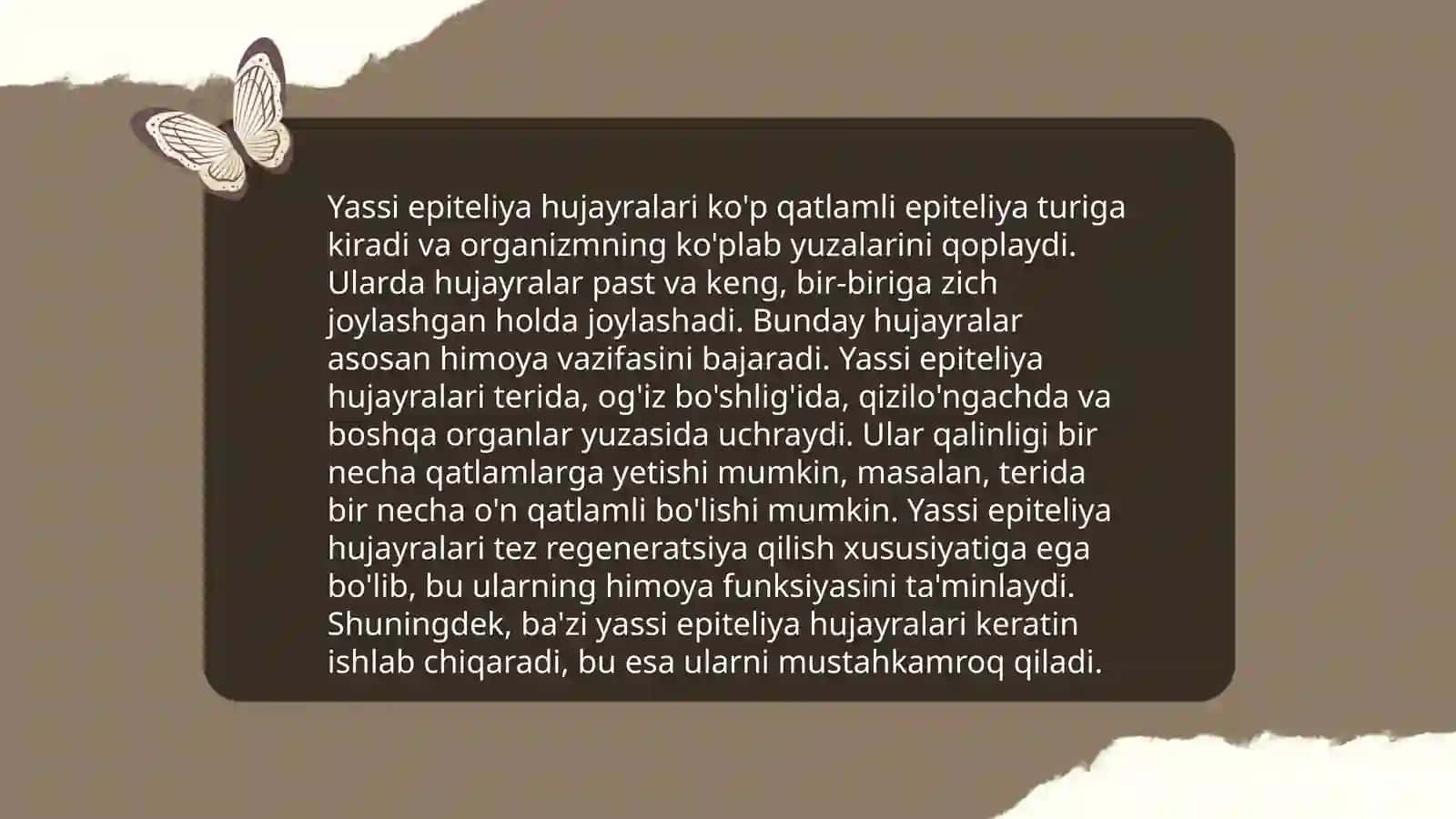 Kõp qavatli muguzlanmaydigan yassi epiteliyning qavatlari 4
