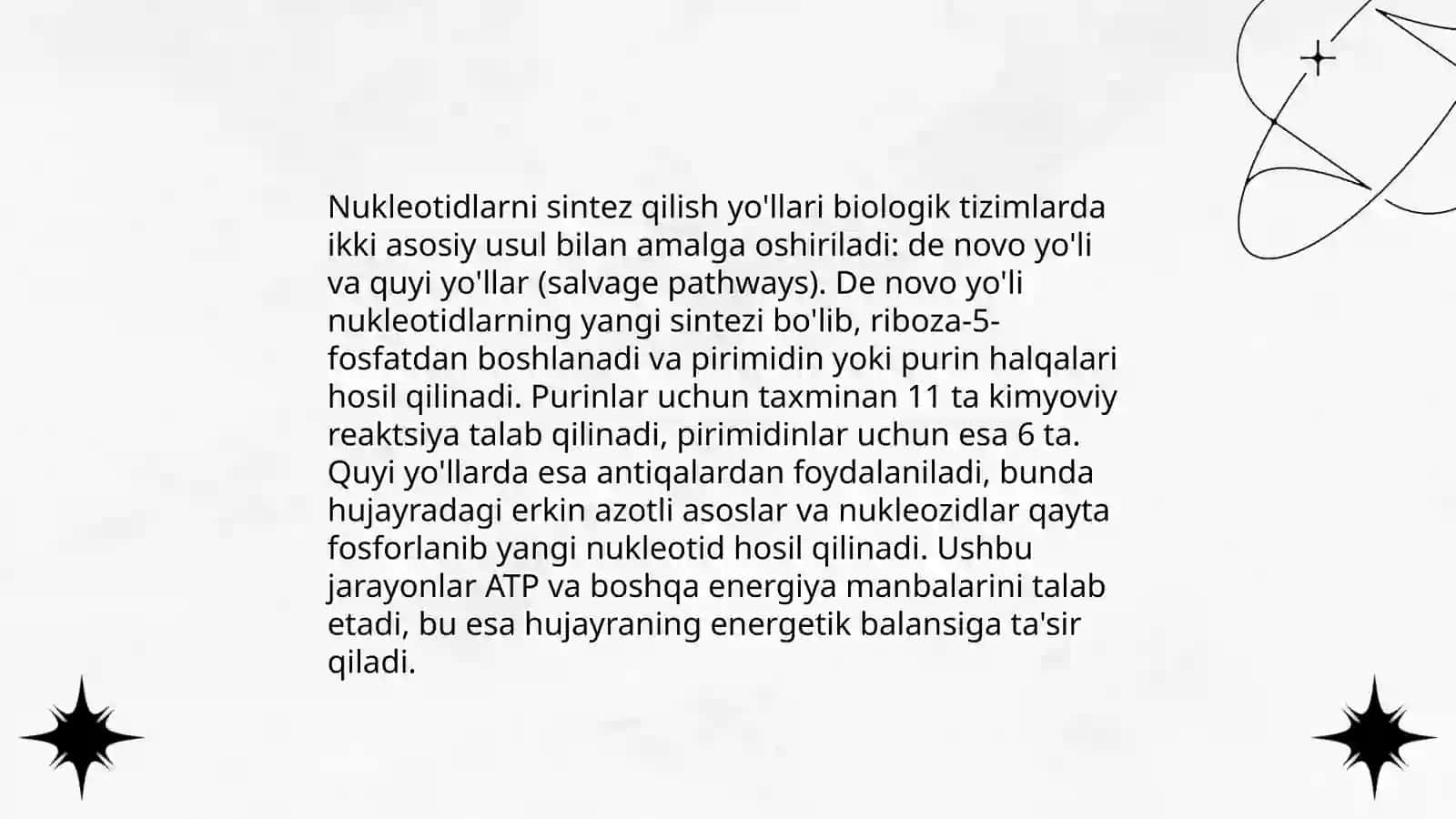 Nukleotidlar Almashinuvi 4