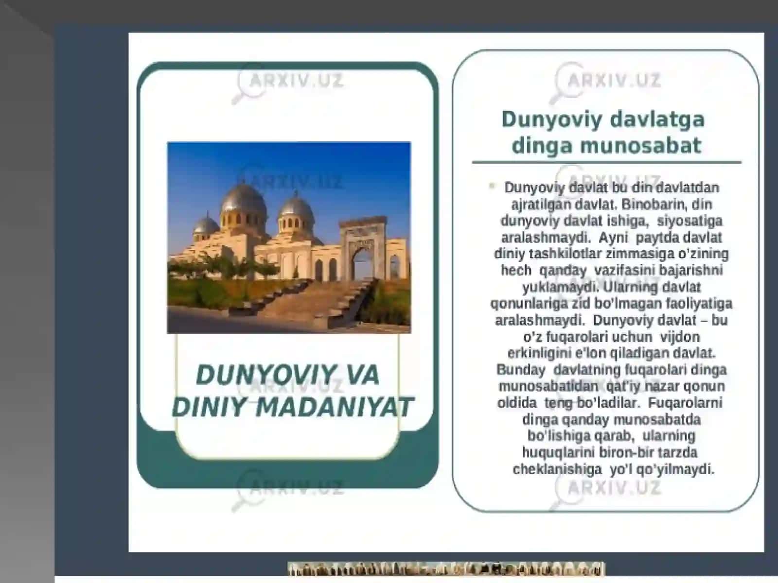 DINIY-MADANIY AN’ANALARNING AHAMIYATI 4