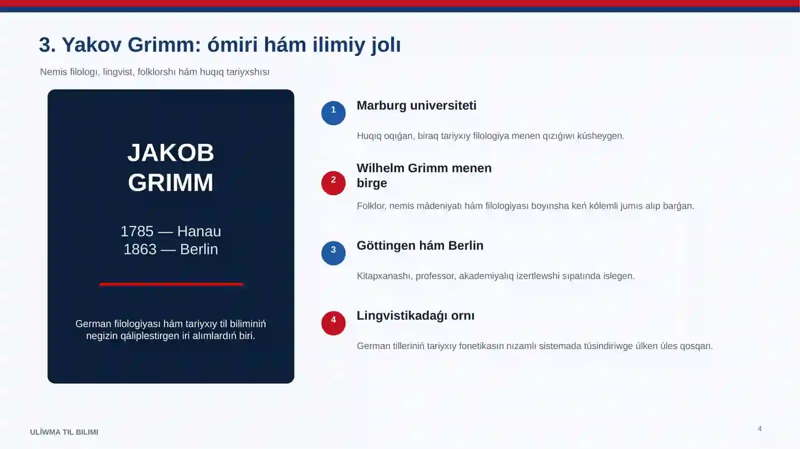 ULÍWMA TIL BILIMI 4