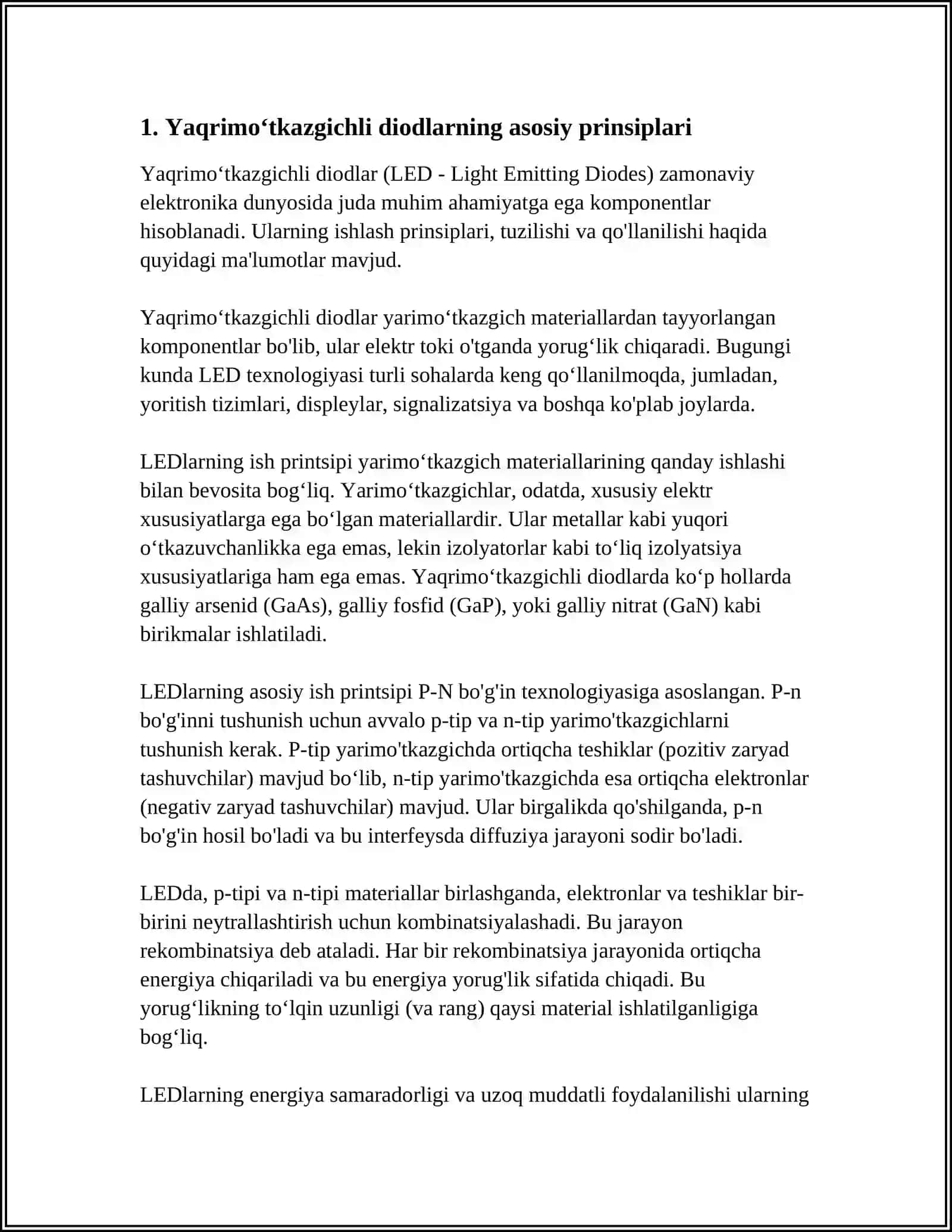 YAQRIMOʻTKAZGICHLI DIODLAR 4