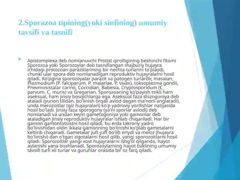 Kasallik qo’zg’atuvchi bir hujayralilar 4