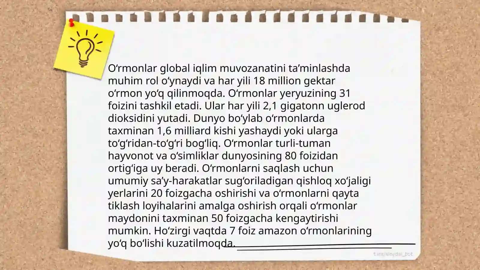Tabiatni asrash - hayotni asrash 4
