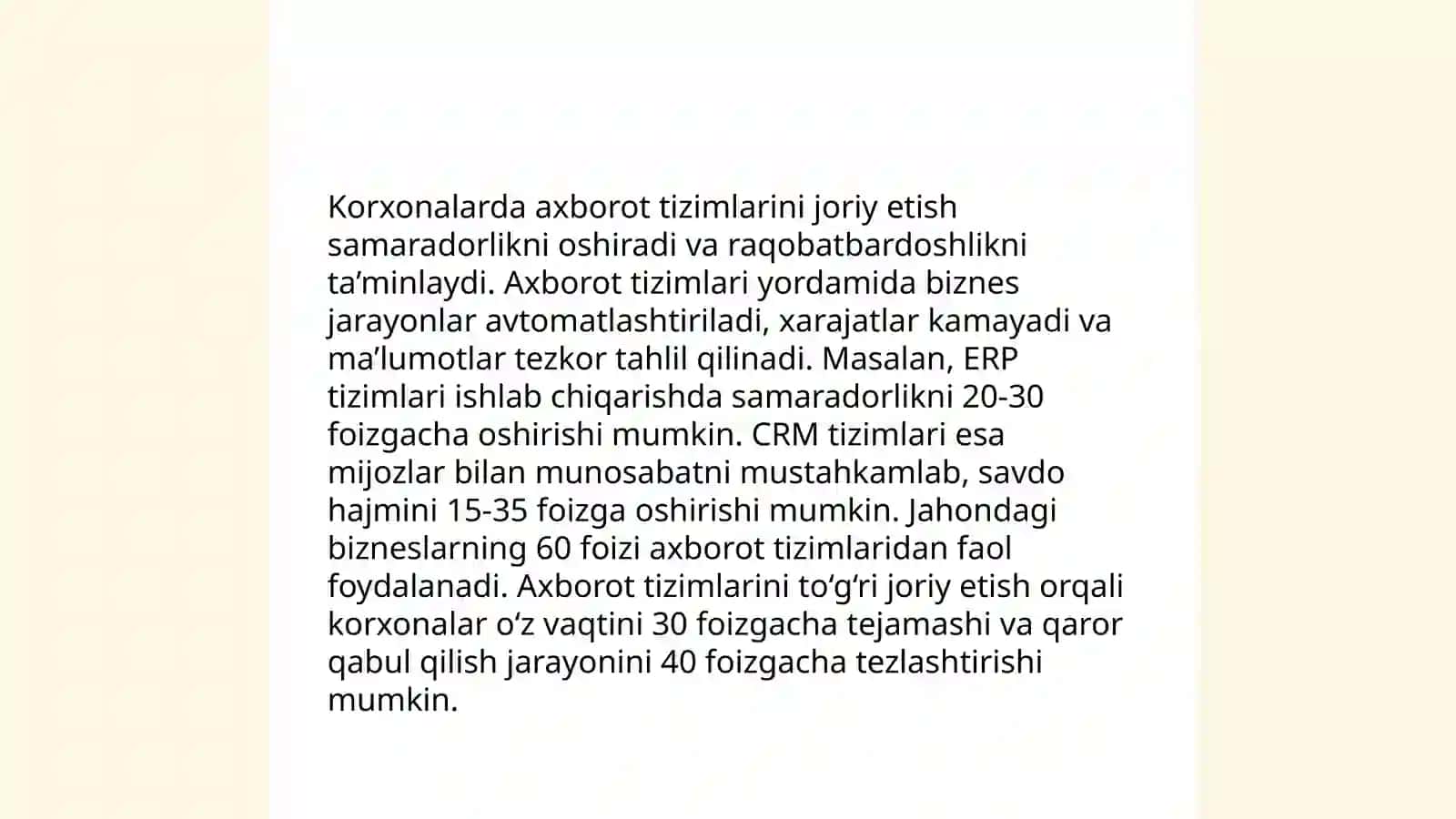 Boshqaruvda axborot texnologiyalari 4