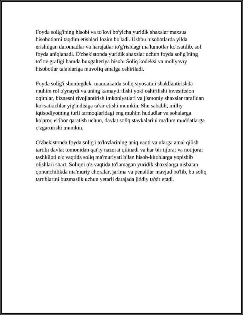 Foyda Solig’i 4