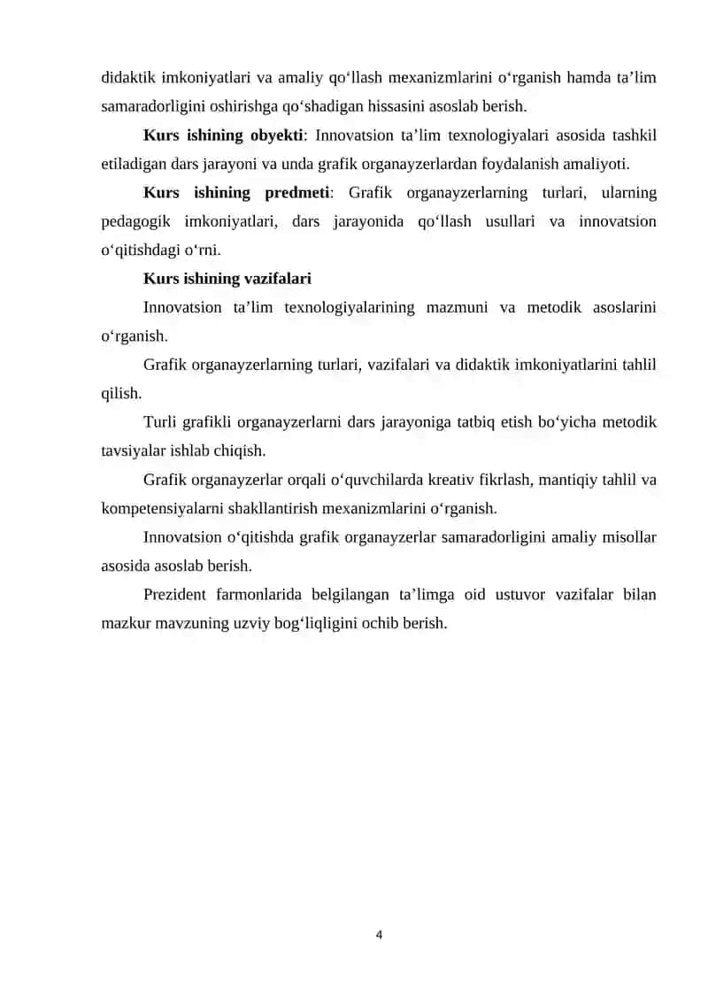 Innovatsion o‘qitishda grafik organayzerlar 4