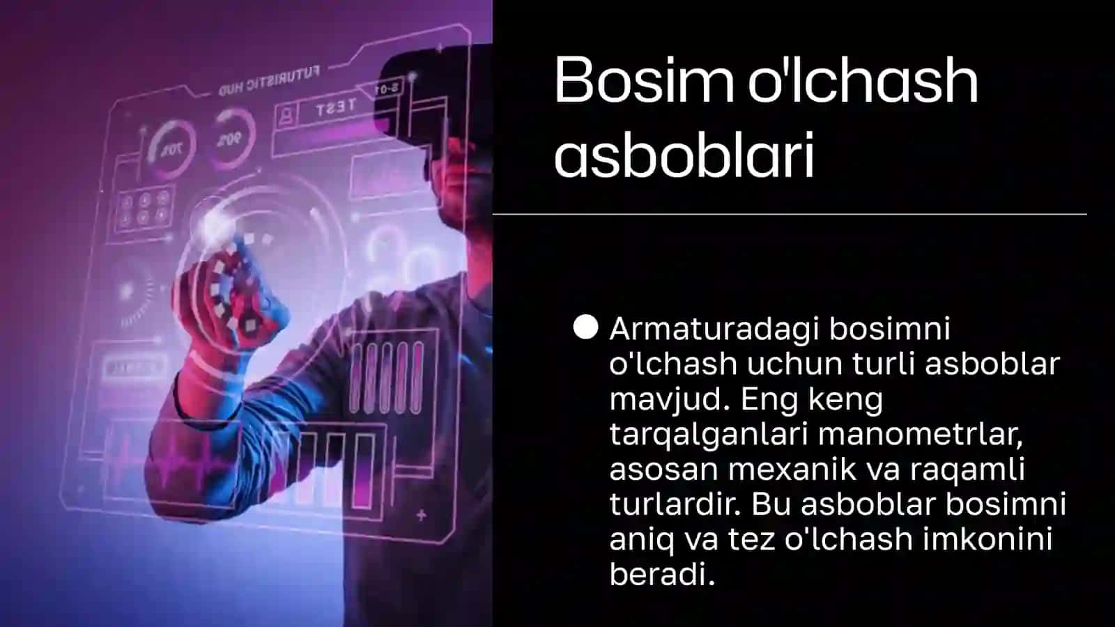 Armaturadagi bosimni o‘lchash 4