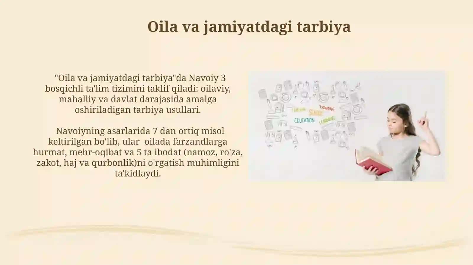 Navoiyning pedagogik g'oyalarihaqida 4