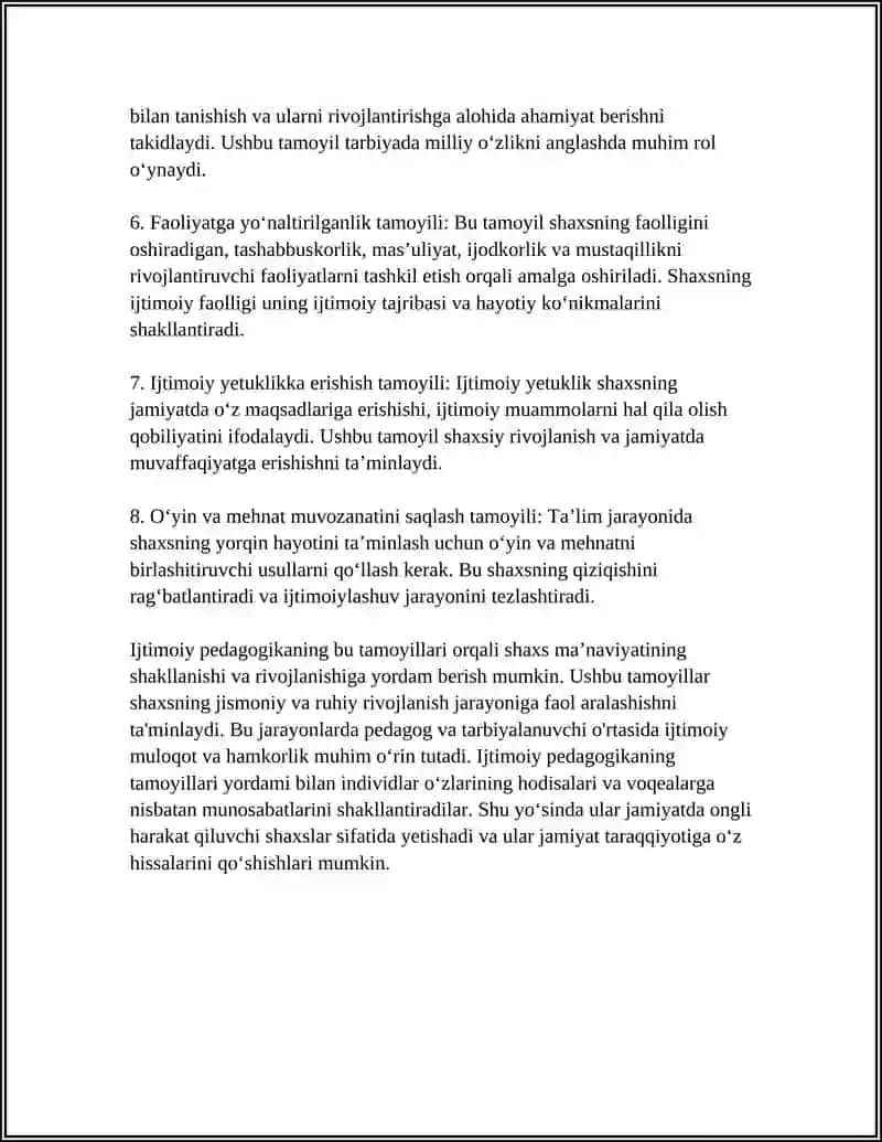 IJTIMOIY PEDAGOGIKA TAMOILARI 4