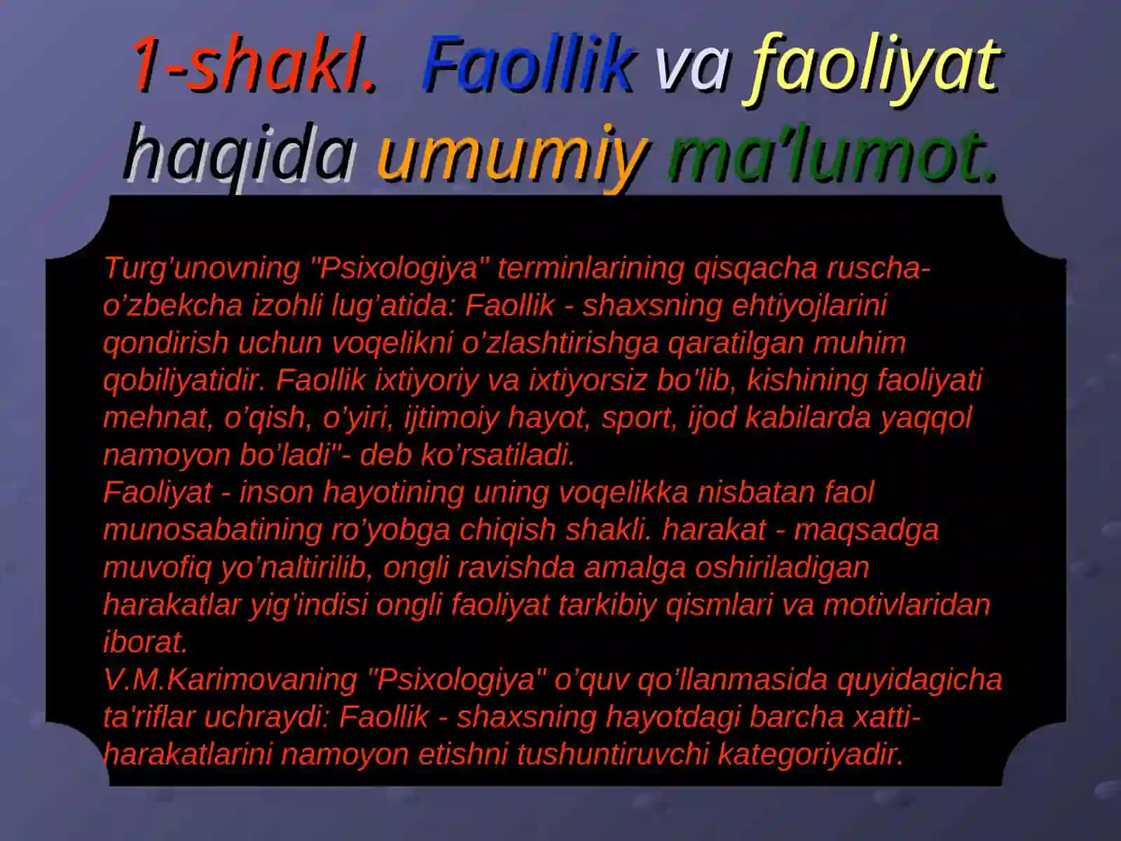 Faoliyat 4