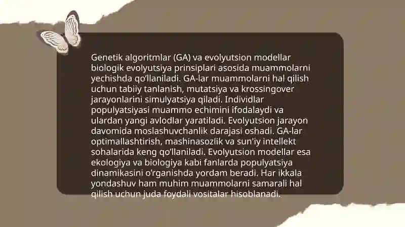 Biologik modellarga doir masalalar 4