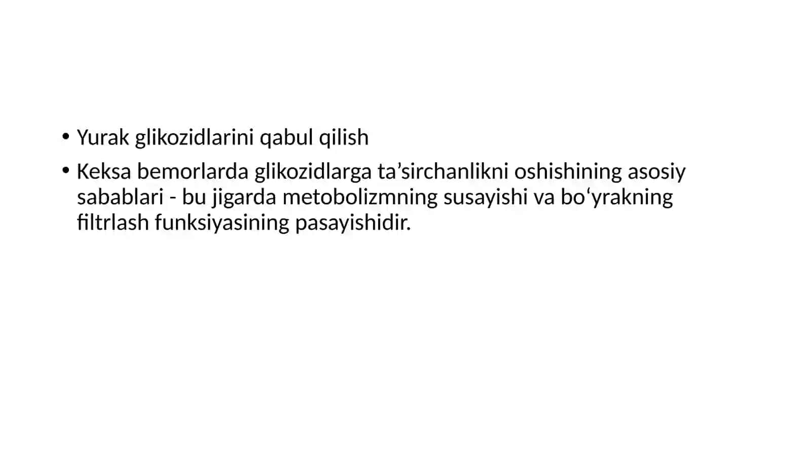 Yurak glikozidlari 4
