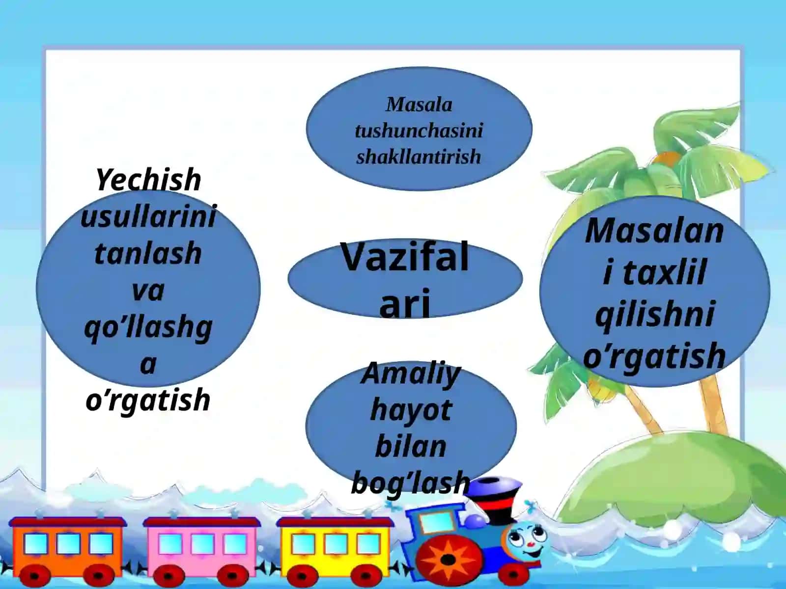 “Boshlang’ichsinflarmatematikadarslaridamasalalarustidaishlashmetodikasi” 4