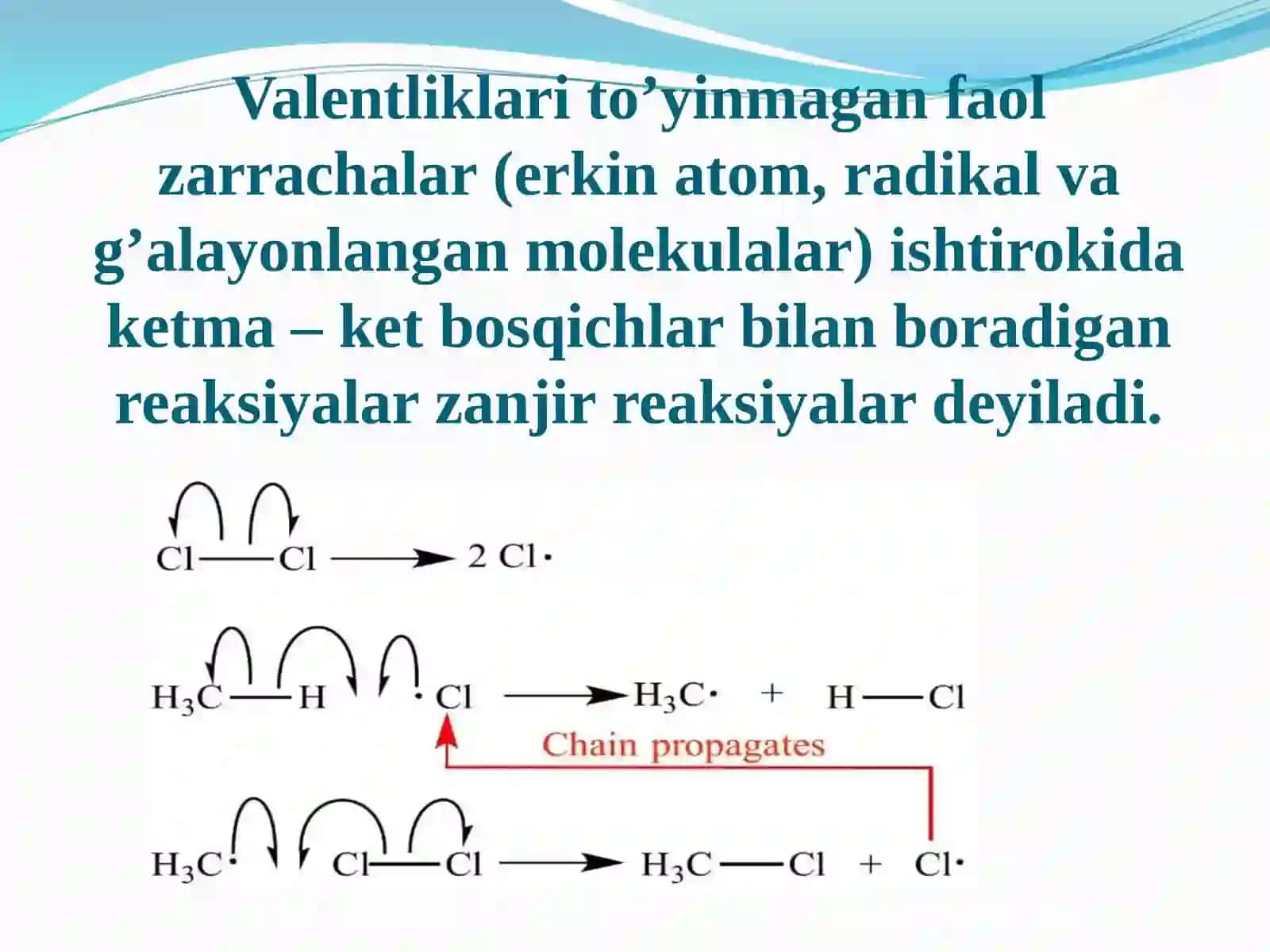 Zanjir reaksiyalar 4