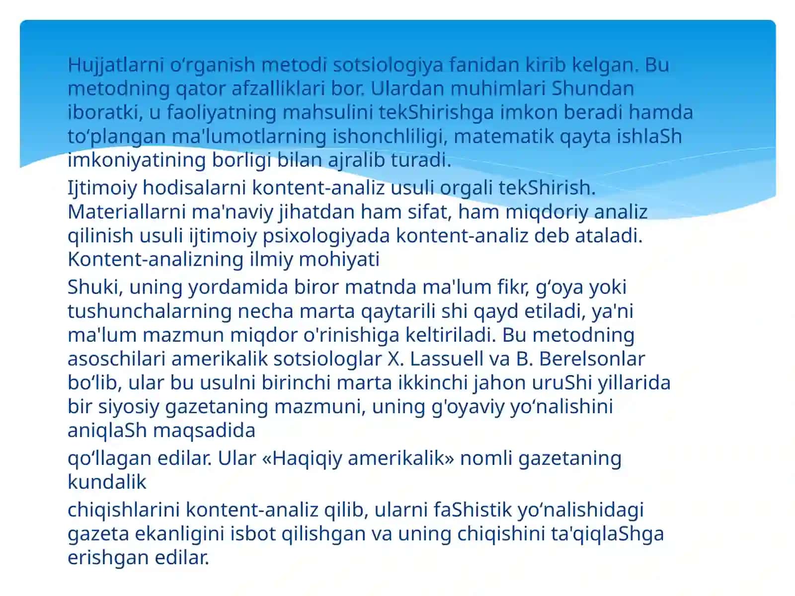 Ijtimoiy psixologiya fanining tadqiqot metodlari 4