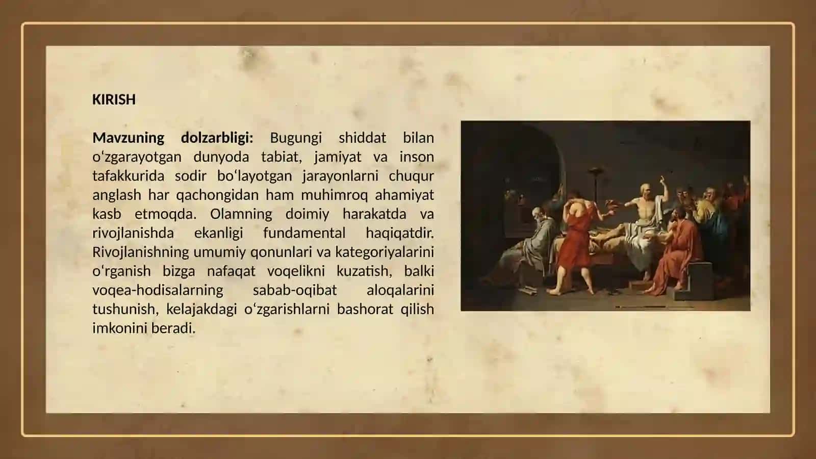 Rivojlanishning Umumiy Qonunlari va Kategoriyalari 4