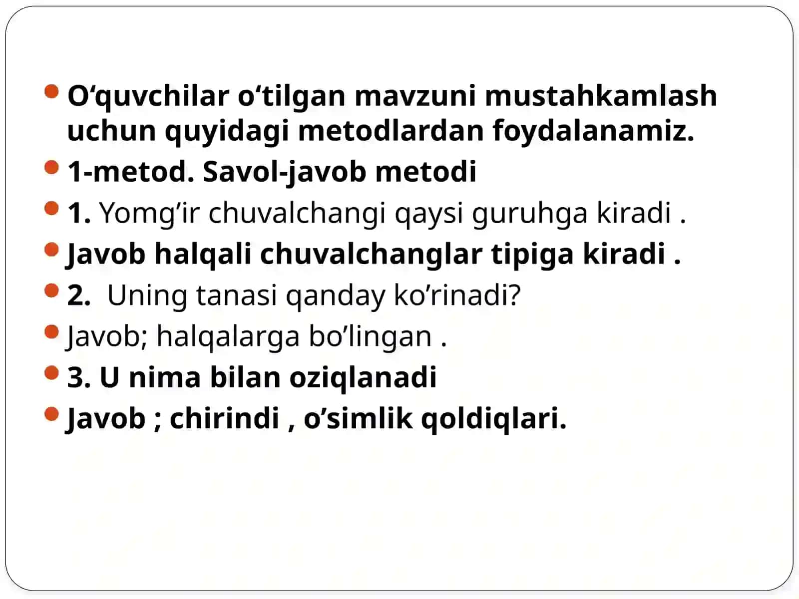 Organizmlarning oziqlanishi 4